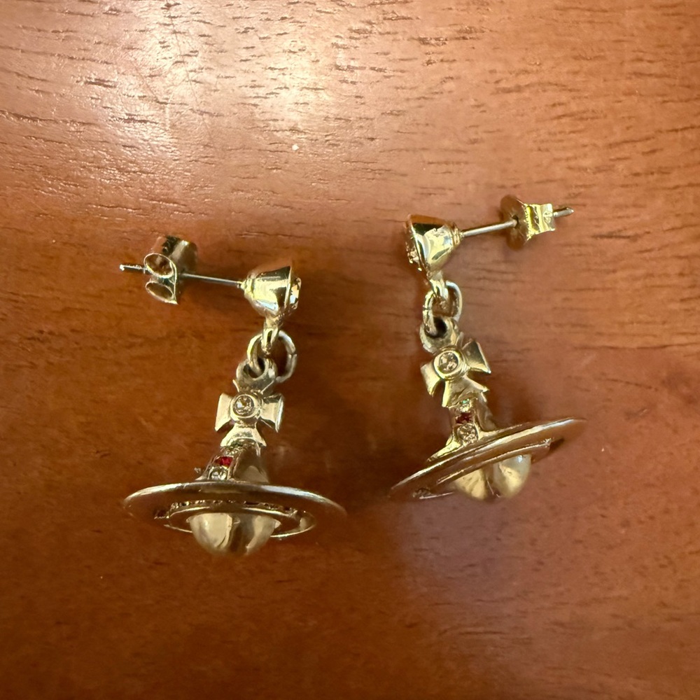Vivienne Westwood orb earrings
